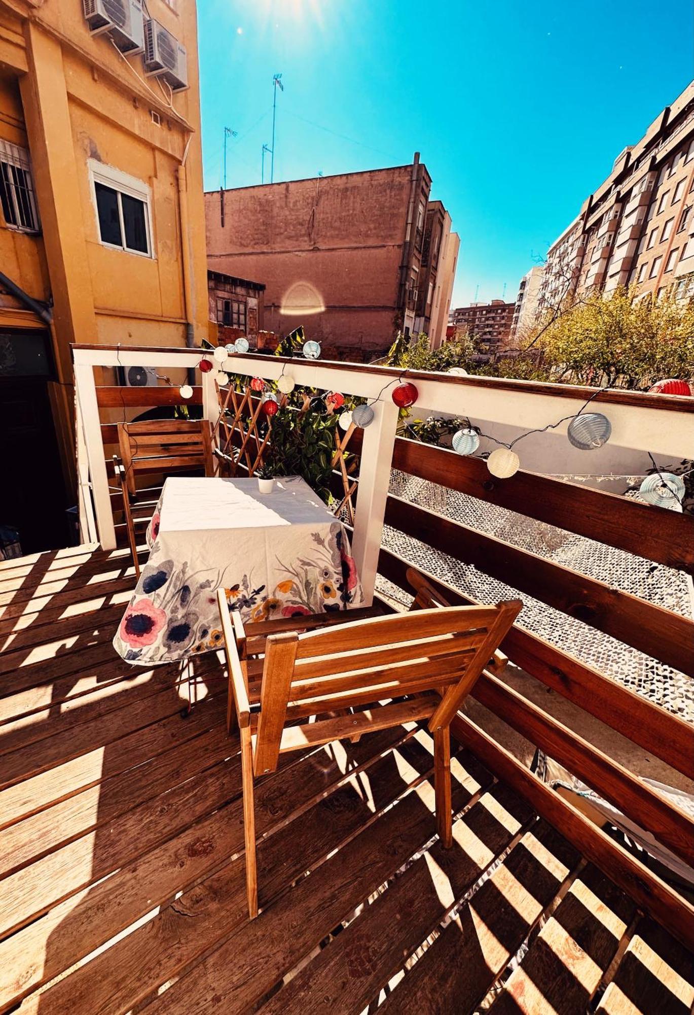 Precioso Apartamento Con A/A En Ruzafa Con Terracita Privada Y Acceso A Un Jardin, Para 2-3 Personas Valencia Buitenkant foto